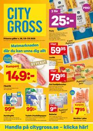 City Gross reklamblad vecka 36 Sida 1