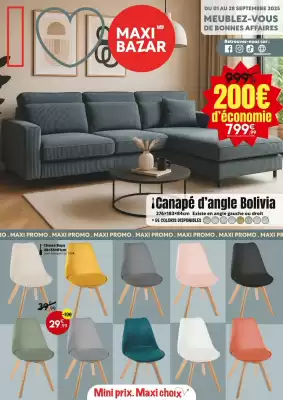 Catalogue Maxi Bazar (valable jusqu'au 28-09)