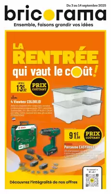 Catalogue Bricorama (valable jusqu'au 14-09)