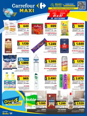 Catálogo Carrefour Maxi (válido hasta 7-09)