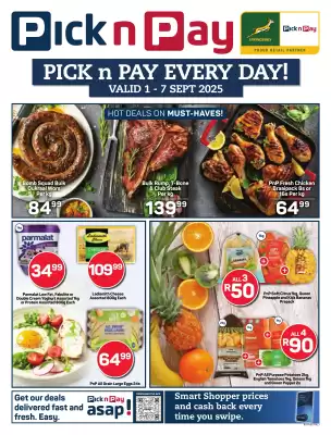 Pick n Pay Hypermarket catalogue (valid until 7-09)