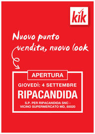 Volantino KiK Pagina 1