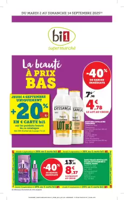 Catalogue Bi1 (valable jusqu'au 14-09)