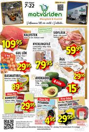 Matvärlden Tensta reklamblad vecka 36 Sida 1