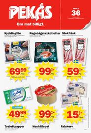 Pekås reklamblad vecka 36 Sida 1