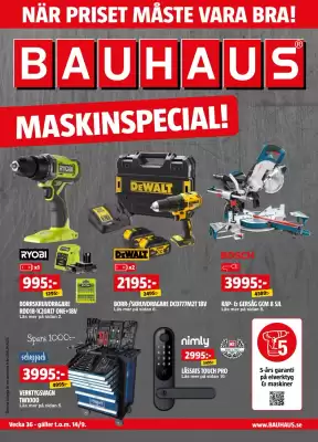 Bauhaus reklamblad (giltig till och med 14-09)