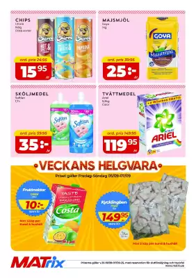 Matrix Butikerna reklamblad (giltig till och med 7-09)