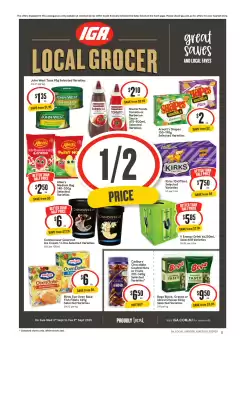 IGA catalogue