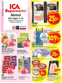 ICA Supermarket reklamblad vecka 36 Sida 1