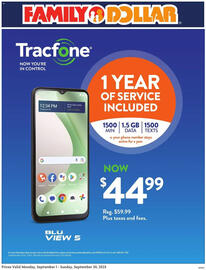 Family Dollar Weekly Ad Page 1