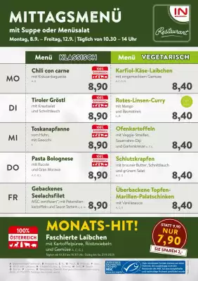 Interspar Restaurant Flugblatt (gültig bis 12-09)