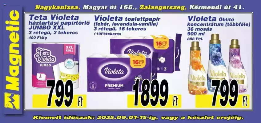 Magnetic akciós újság (érvényes eddig: 15-09)