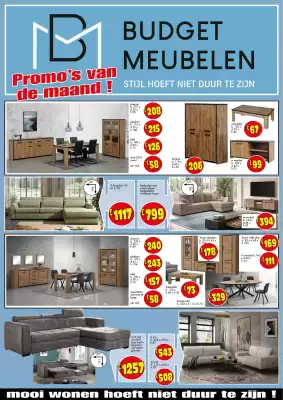 Budget Meubelen folder (geldig t/m 30-09)