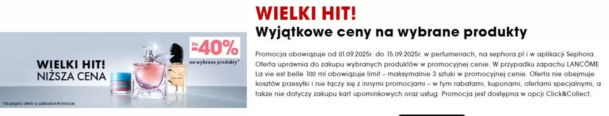 Sephora gazetka (ważność do 15-09)