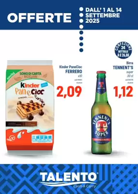 Volantino Talento Professional Store (valido fino al 14-09)