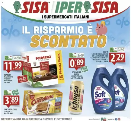 Volantino Sisa (valido fino al 11-09)