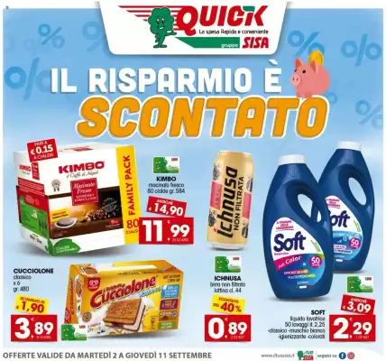 Volantino Quick Sisa (valido fino al 11-09)