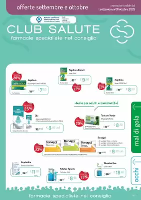 Volantino Club Salute (valido fino al 31-10)
