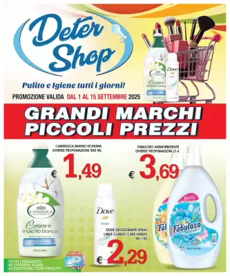 Volantino Deter Shop (valido fino al 15-09)