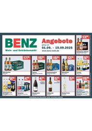 Benz Getränke Prospekt Seite 1