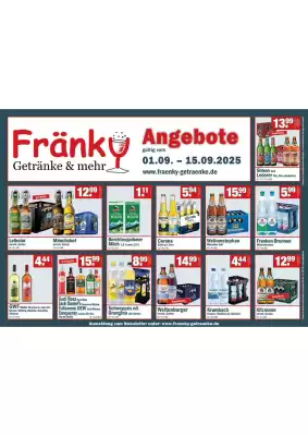 Fränky Getränke Prospekt (gültig bis 15-09)