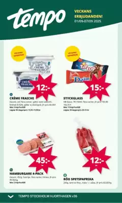 Tempo reklamblad (giltig till och med 7-09)