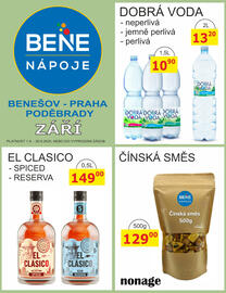 BENE Nápoje leták Strana 1