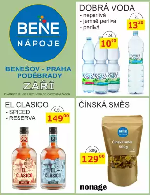 BENE Nápoje leták
