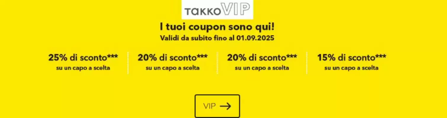 Volantino Takko Fashion (valido fino al 30-09)