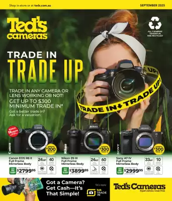 Teds Cameras catalogue (valid until 30-09)