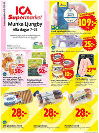 ICA Supermarket reklamblad vecka 36 Sida 1