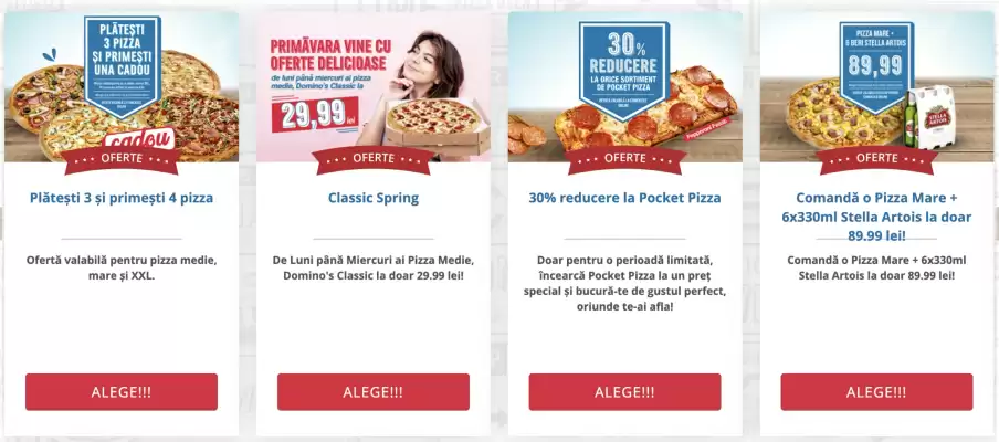 Catalog Domino's Pizza (valid până la 7-09)