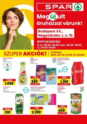 Spar akciós újság (érvényes eddig: 10-09)