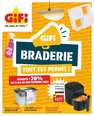 catalogue Gifi (valable jusqu'au 15-09)