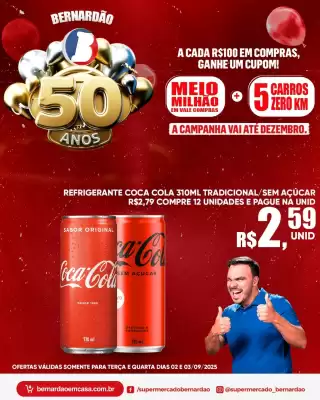catálogo Supermercado Bernardão (válido até 3-09)