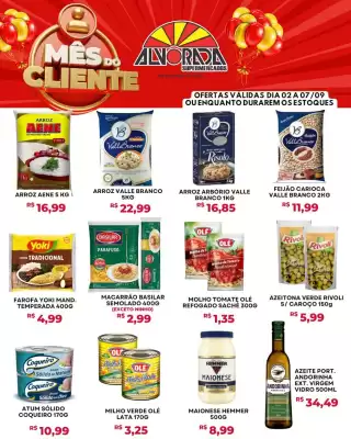 catálogo Alvorada Supermercados (válido até 7-09)