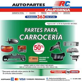 Catálogo Refaccionaria California Página 1