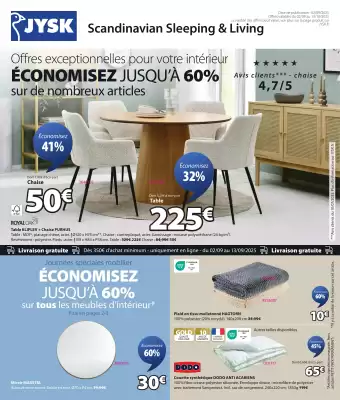 catalogue JYSK (valable jusqu'au 13-10)