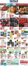 United Supermarkets weekly ad week 36 Page 1