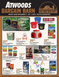 Atwoods Ranch & Home weekly ad Page 1