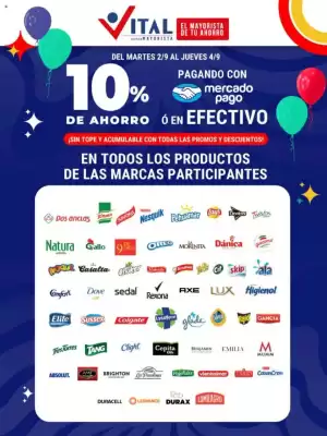 catálogo Supermayorista Vital (válido hasta 4-09)