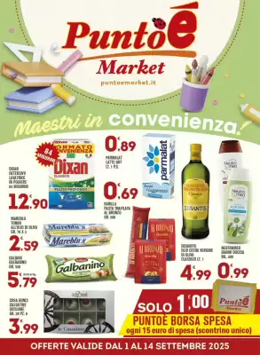 volantino Punto é market (valido fino al 14-09)