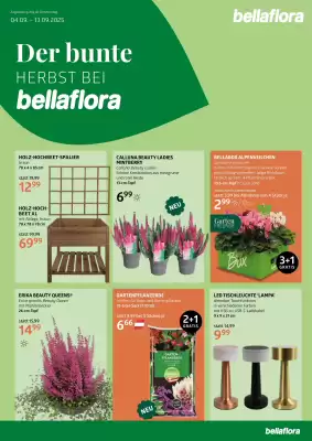 Bellaflora Flugblatt (gültig bis 13-09)