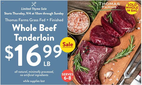 Fresh Thyme weekly ad week 36 Page 1