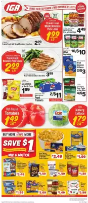 IGA weekly ad (valid until 10-09)