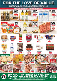 Food Lover's Market catalogue week 36 Page 1