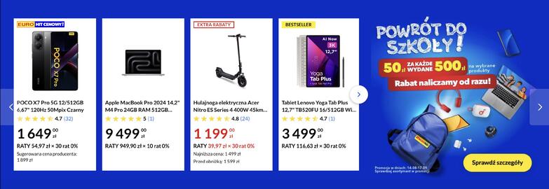 RTV EURO AGD gazetka tydzień 36 Strona 3