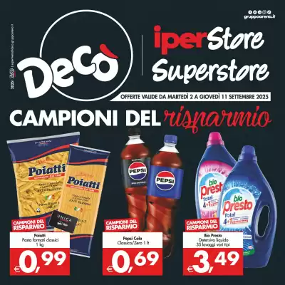 volantino Deco Iperstore (valido fino al 11-09)