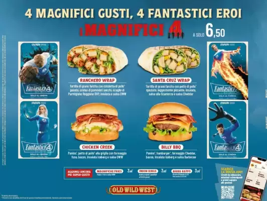 volantino Old Wild West (valido fino al 30-09)