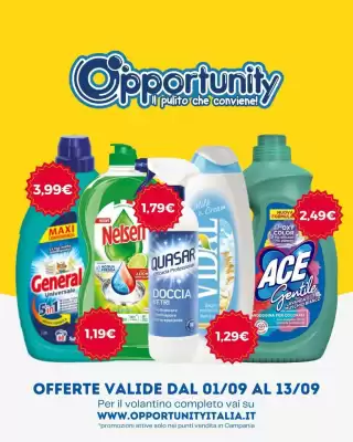 volantino Opportunity Shop (valido fino al 13-09)